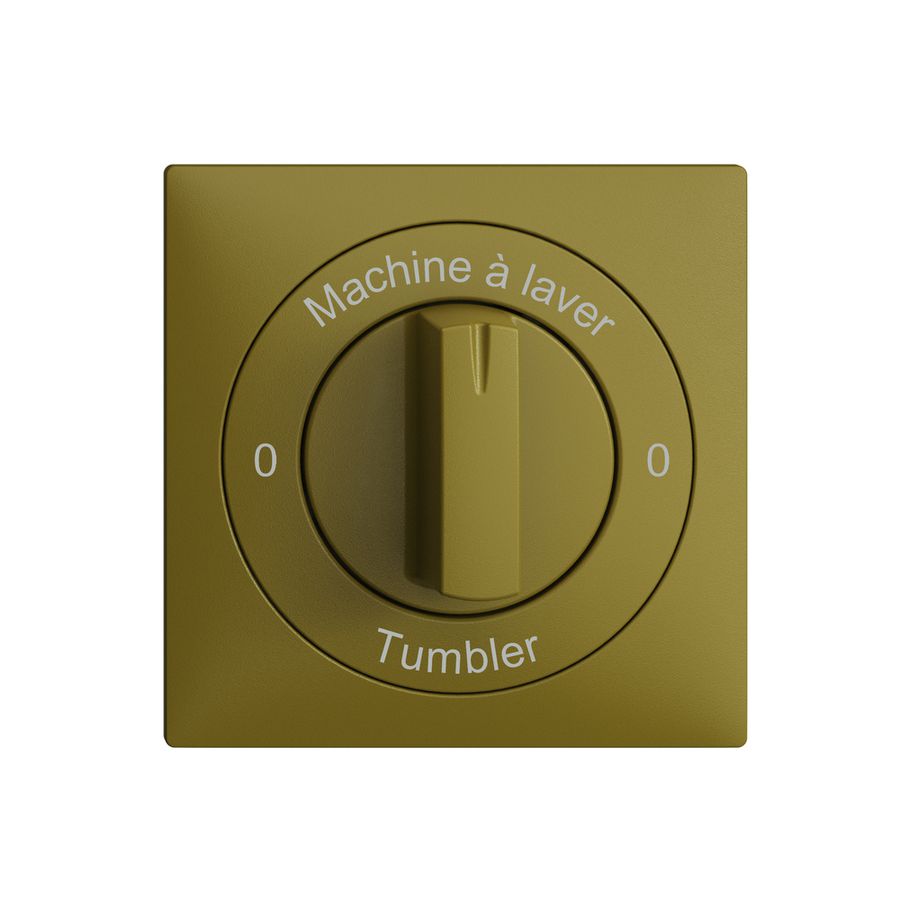 Frontset 0-Machine à laver-0-Tumbler EDIZIOdue 60×60mm olive