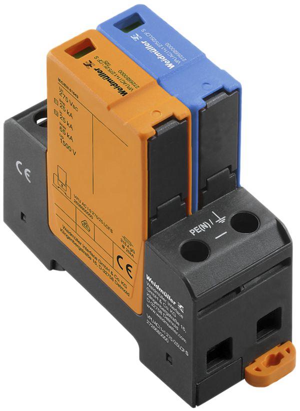 Parasurtension Weidmüller VPU AC I 1+1 275/25 LCF S