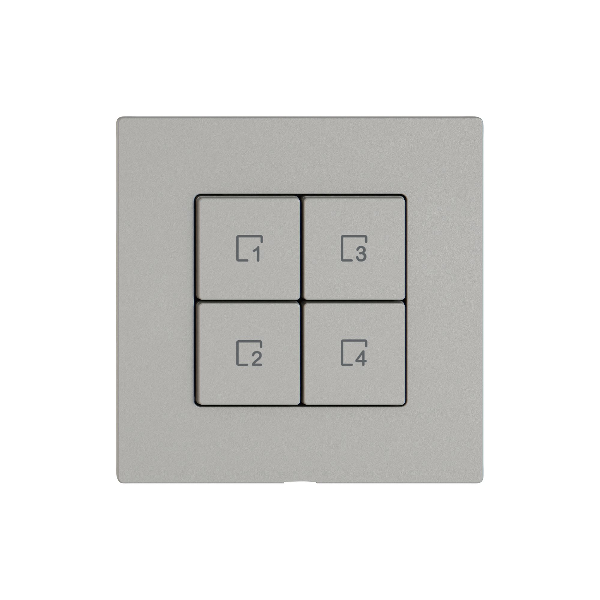 Commande pour poussoir scènes EDIZIO.liv Wiser SNAPFIX® 4 scènes WLAN 4T grc