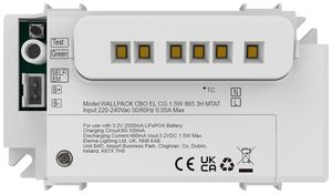 Kit pour luminaire de sécurité LEDVANCE WALLPACK CBO 1.5W LED 3h