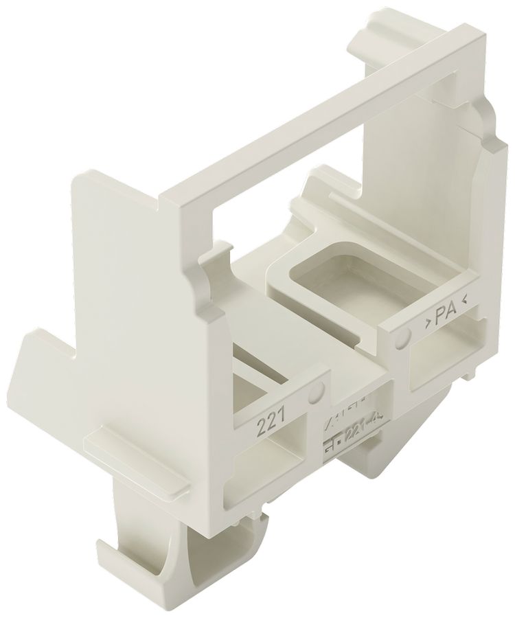 Befestigungsadapter WAGO o.Zugentlastung für 10×4mm² TH15 Ex lgu