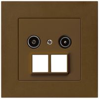 Prise d'antenne ENC R/TV HMS kallysto.pro 23dB brun