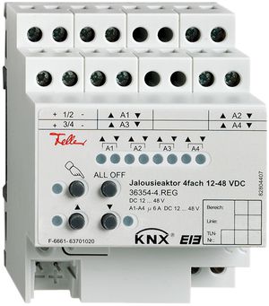 Actionneur de jalousie AMD FH 4-fois, 24VDC, 36354-4.REG