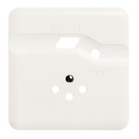 Frontset FH zu Steckdose T12 FI 10 weiss