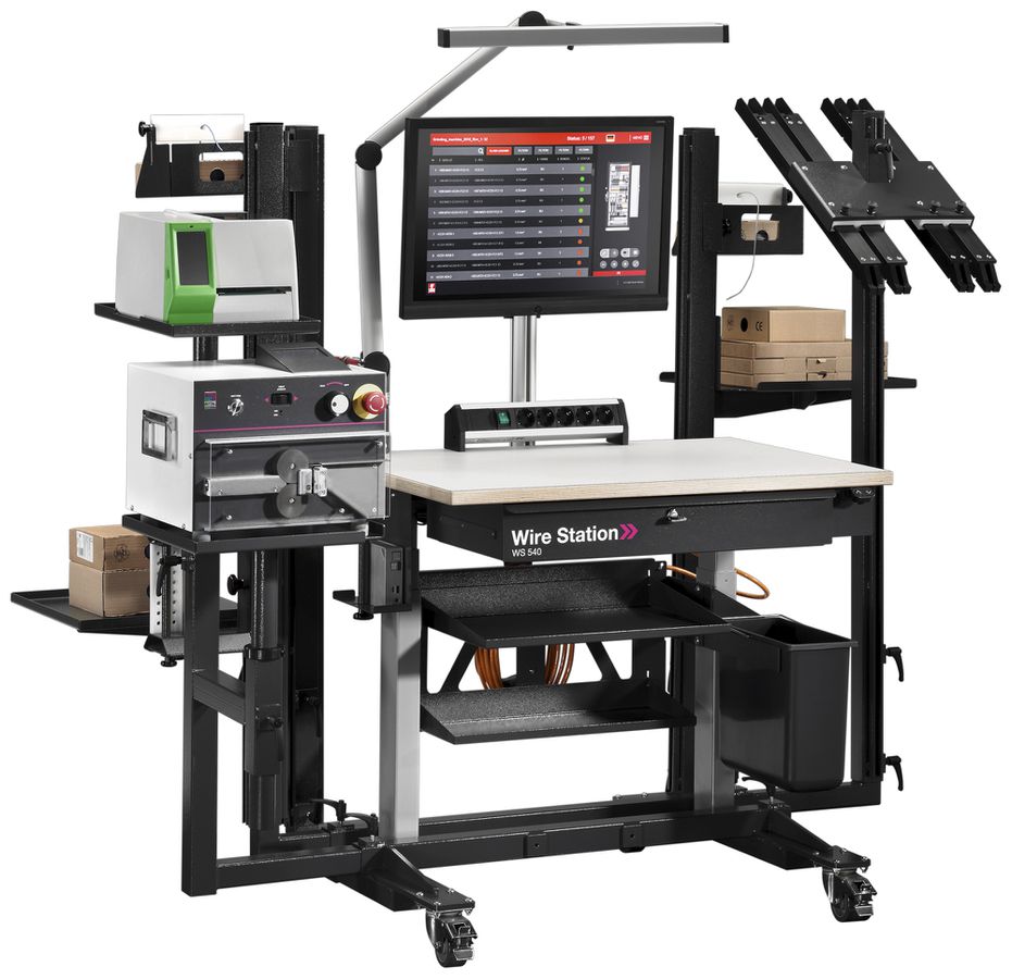 Établi Rittal AS 4051.132 Wire Station WS 540 Wire Terminal Edition