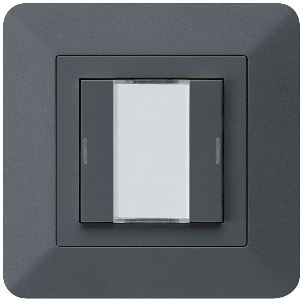 UP-Taster kallysto.trend KNX 2×RGB LED s/e-link anthrazit