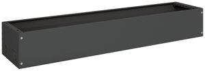 Zoccolo Hager univers 200×1300×275mm per armadio FR nero RAL 9005