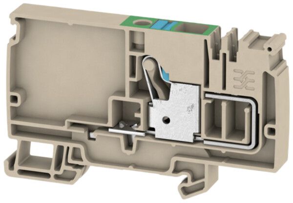 Borne d'alimentation Weidmüller AAP12 PUSH IN 10mm² TS35 beige