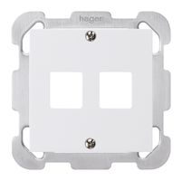 UP-Frontset HMS kallysto B für 2 Module weiss