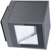 Lampada a muro LED DOTLUX WAY IP65 120×120×148mm 7.5/15W 4000K