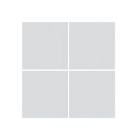 Frontset KAL 4×Tasten 4×Betätigungspunkte weiss