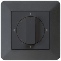 UP-Drehschalter kallysto.trend 3/1L schwarz mit Drehgriff