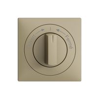 Kit frontal EDIZIOdue Ouvert->I<-Fermé sand 60×60mm pour contact pivotant