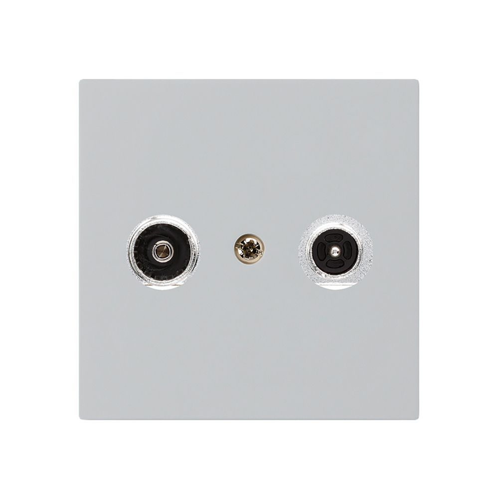 Antennendose kallysto R/TV Bauart A 23dB 2GHz hellgrau