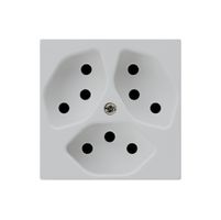 UP-Steckdose kallysto 3×T13 hellgrau