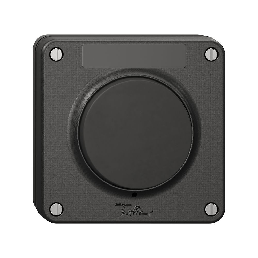 NUP-Sonnerie-Drucktaster NEVO m.Namensschild, 16A, 230 VAC, m.Steckklemmen, sz