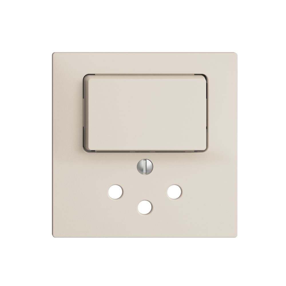 Kit frontale EDIZIOdue crema, 60×60mm T12 con shutter