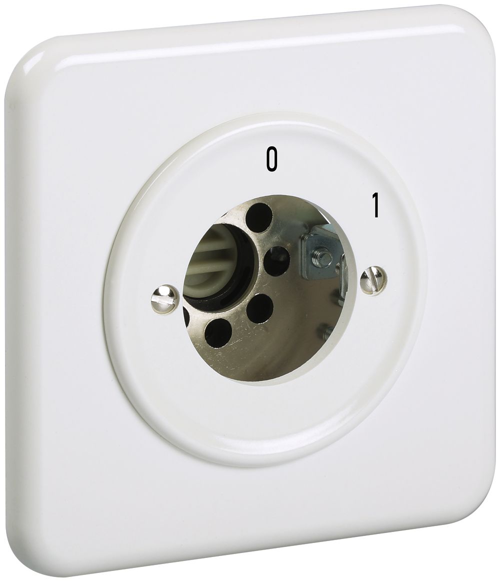 UP-Ausschalter ohne Zylinder SDUE 3P, IP20, 0-1, Abz.12, weiss