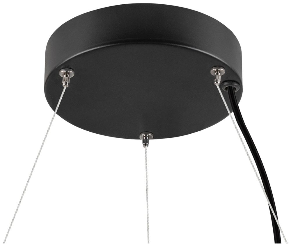 LED-Pendelleuchte SLV MEDO RING 90 42W 5000lm 930/940 DALI Ø900mm schwarz
