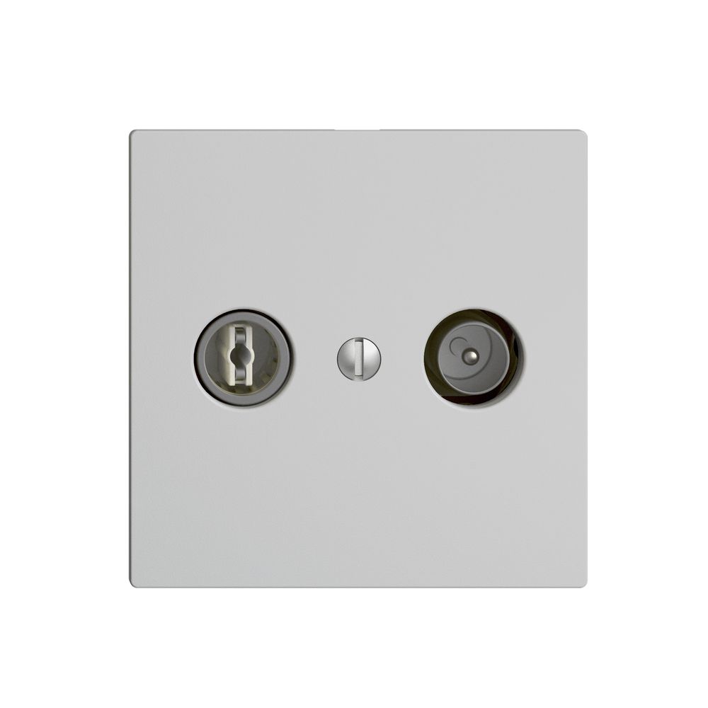 UP-TV-R-Dose EDIZIOdue 11dB hellgrau Breitbanddose 5…2000MHz, F