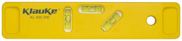 Schaltschrank-Wasserwaage Klauke 200×42×17mm