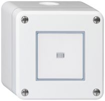 AP-Drucktaster robusto IP55 2P weiss beleuchtet