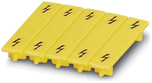 Warnschild CLIPLINE gelb für UT-Klemmen