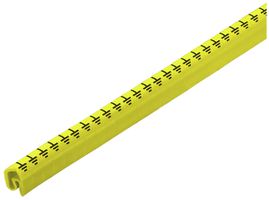 Leitermarkierer Weidmüller CLI C CD für Ø4…10mm 4×7mm Symbol: ET, gelb
