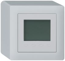 Termostato ambiente AP Hager kallysto Q con display grigio chiaro