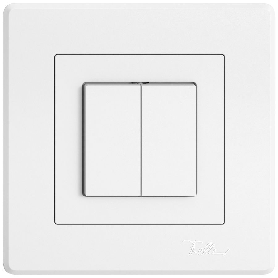 UP-Druckschalter/-taster EDIZIO.liv SNAPFIX® Schliesser-Öffner+Wechsel 3/1L ws