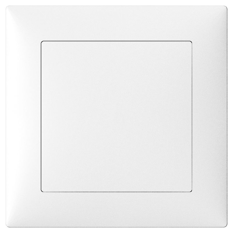 Blinddeckplatte SIDUS weiss glänzend