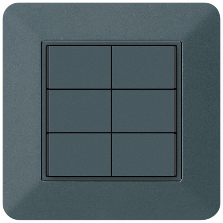 UP-Taster KNX KTR 6×Tasten 6×Betätigungspunkte LED anthrazit