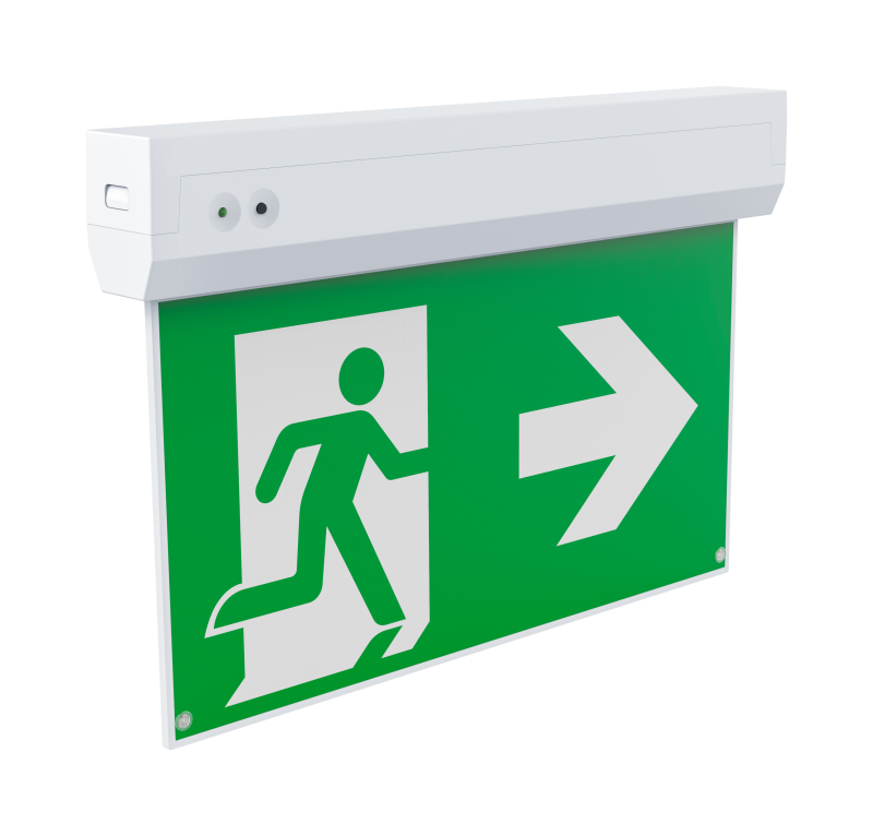 Lampada di segnalazione vie di fuga nina 30m autotest E3 LiFePO4