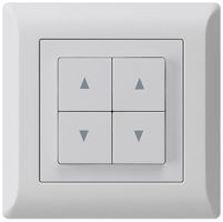 UP-Storenschalter kallysto.line hellgrau mit 4 Funktionstasten