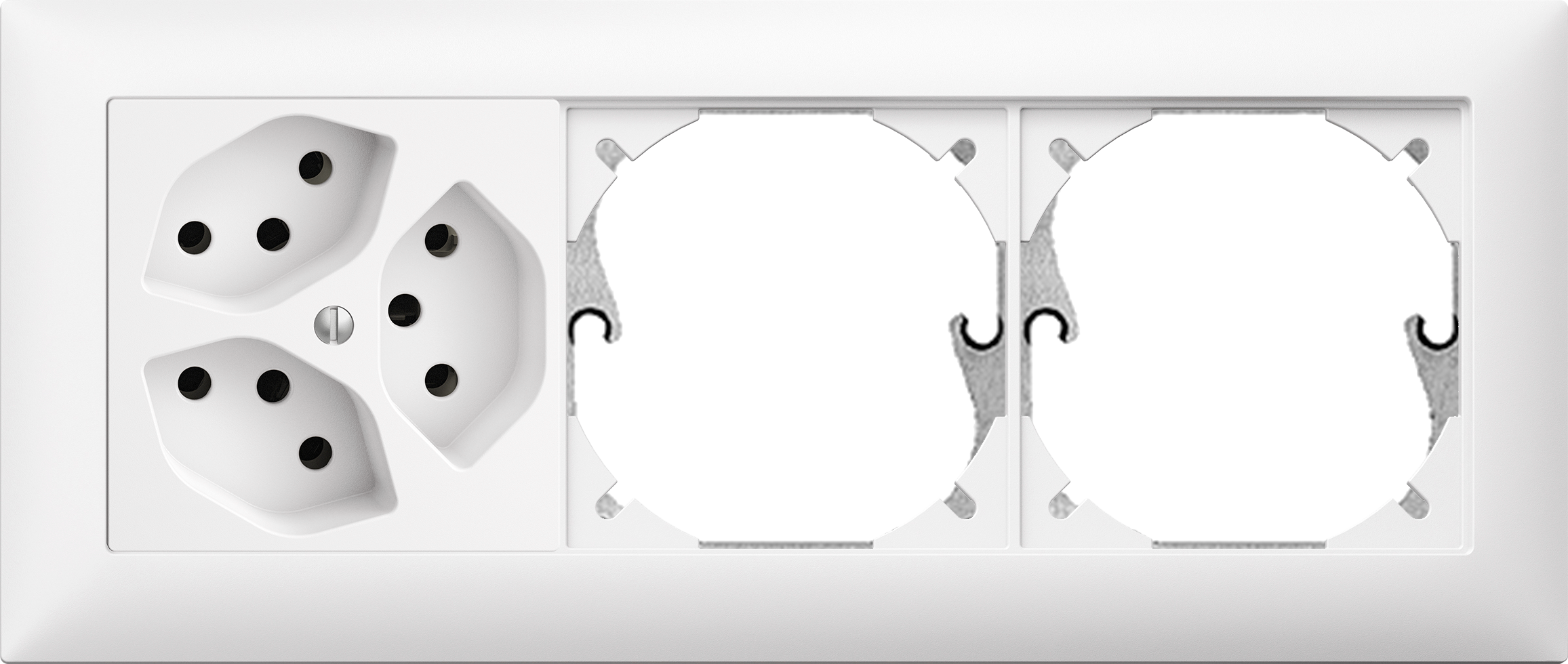 UP-Kombination EDUE 1×3, 3xT13 + leer + leer ws