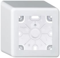 AP-Gehäuse Hager basico 1×systo weiss