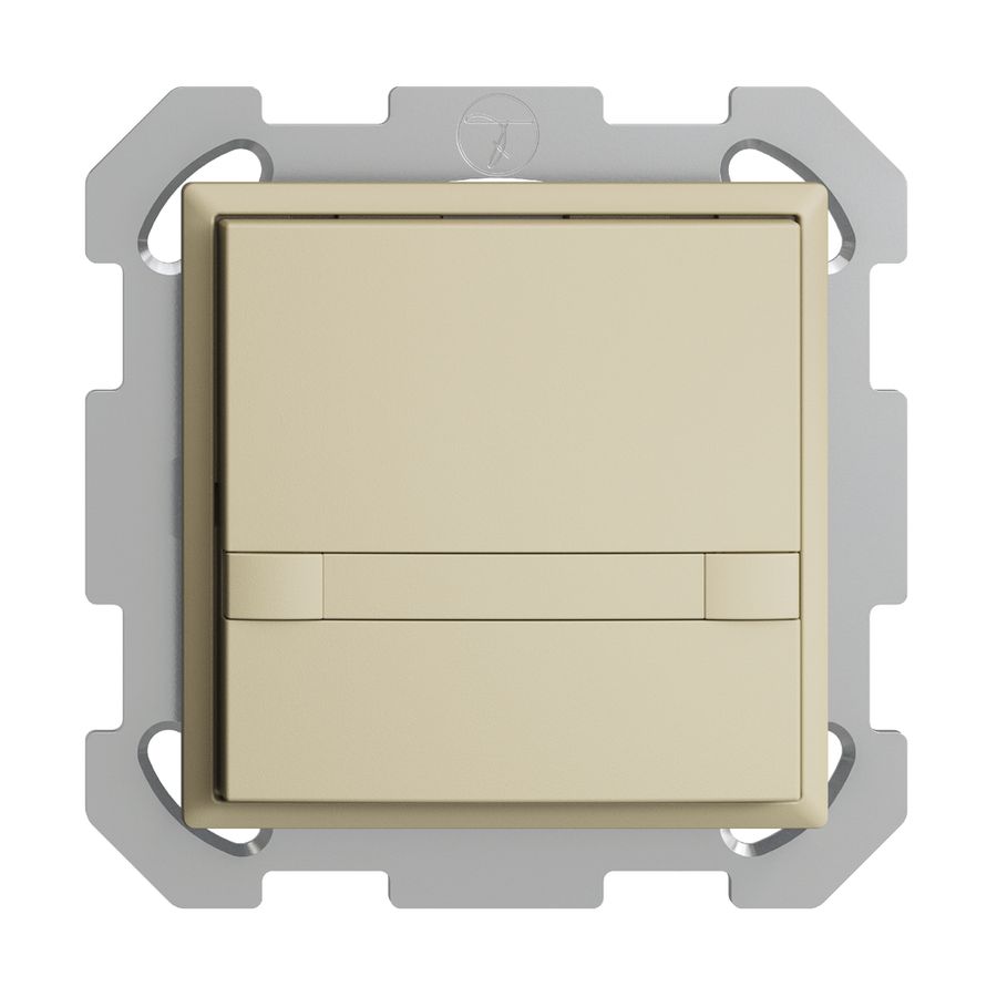 Poussoir KNX RGB ENC EDUE, 250mW, s.LED, papier, 1×pouss., comm.2×touches, van