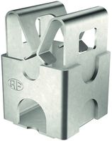 Leitungshalter Quadro Flury AV 59, Inox A2, Gewinde M6