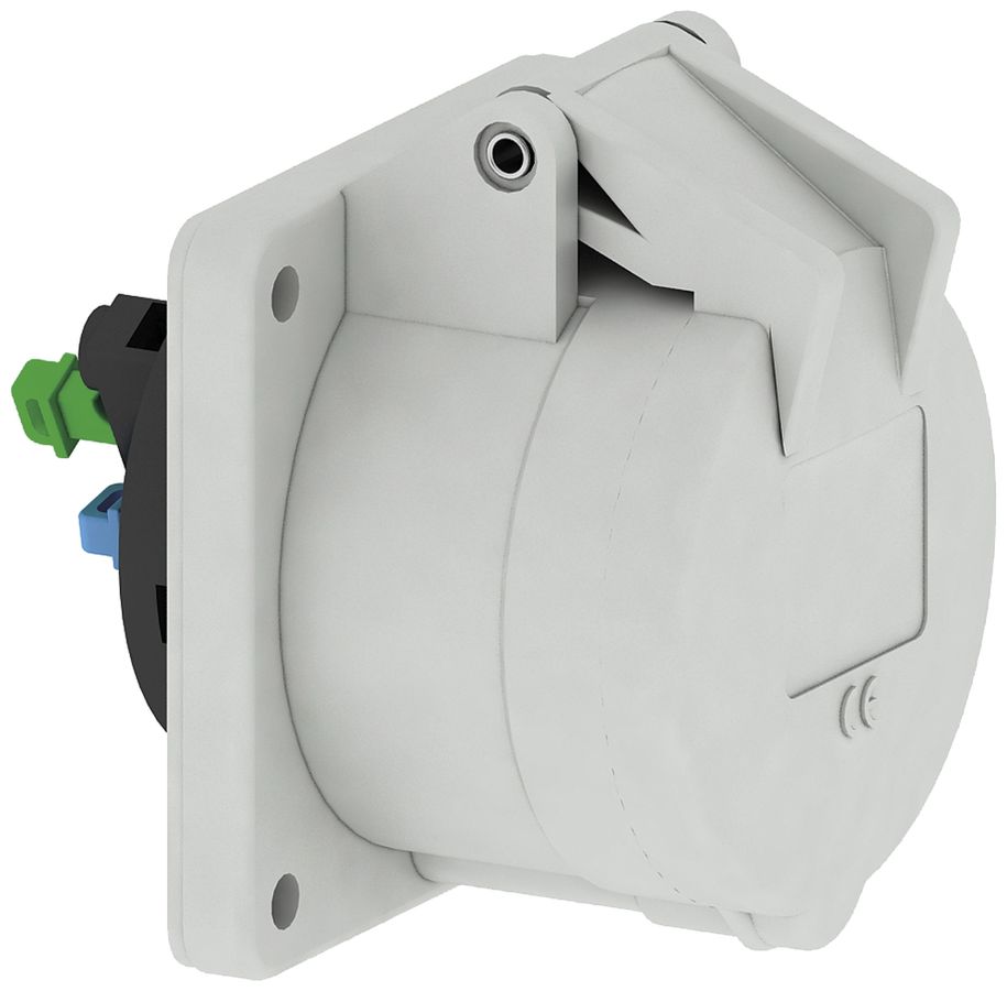 EB-Steckdose Bals CEE TE 32A 5P >50V 1h IP44 Ni 75×75mm