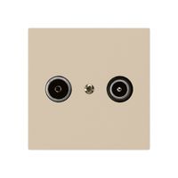 UP-Antennendose kallysto R/TV 23dB Durchgangsdose beige