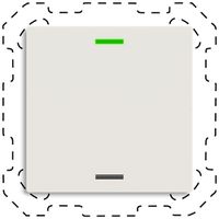Poussoir KNX RGBW INC MDT TAL-60T1011.02S temp 1t/2a blanc mat "neutre"