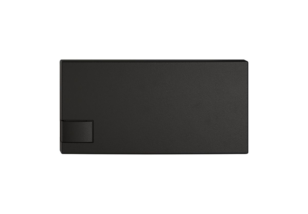 Poussoir 1/2 EDIZIO.liv SNAPFIX® p.KNX&UNI s.LED comm.à 1 touche no