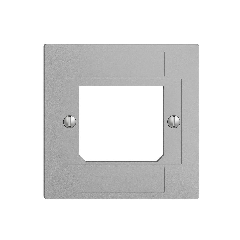 Frontplatte ITplus ADSL EDIZIOdue silver 3×RJ/1×T+T