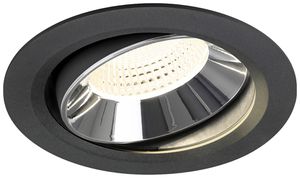 LED-Downlight SLV NUMINOS MOVE XL 24W 3800lm 4000K WB DALI Ø175 sz/cr