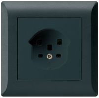 UP-Steckdose kallysto.line T25 schwarz Schraubklemmen