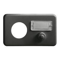 Combinaison ENC FH 1×2 vide +sonnerie noir