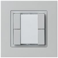 UP-Multifunktionstaster kallysto.pro KNX RF 4-fach hellgrau