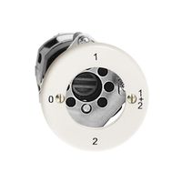 UP-Drehschalter FH 1/1P weiss für Sicherheitsschloss, ohne Zylinder