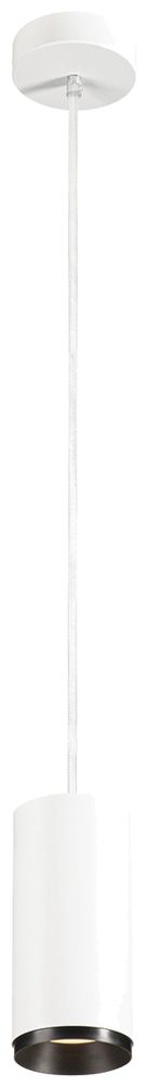 LED-Pendelleuchte SLV NUMINOS M PHASE 20W 1880lm 3000K 60° Ø85×185mm weiss