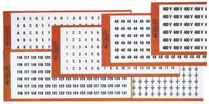 Bezeichnungskarte SES K weiss/schwarz